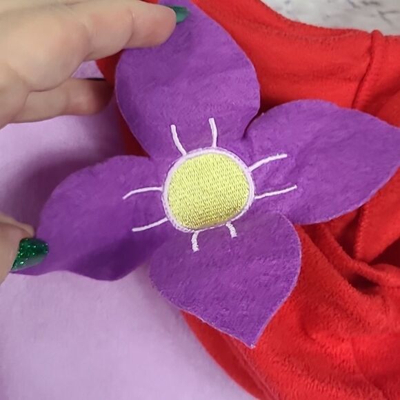 Disney Ariel Mermaid Women's XS Onesie Fleece Union Suit Pajama Sleepwear 1pc PJ - Picture 6 of 6